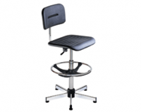 Swivel Chair with Footrest